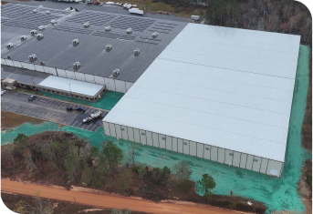 iimage 1 A perfected commercial hydroseeding job.